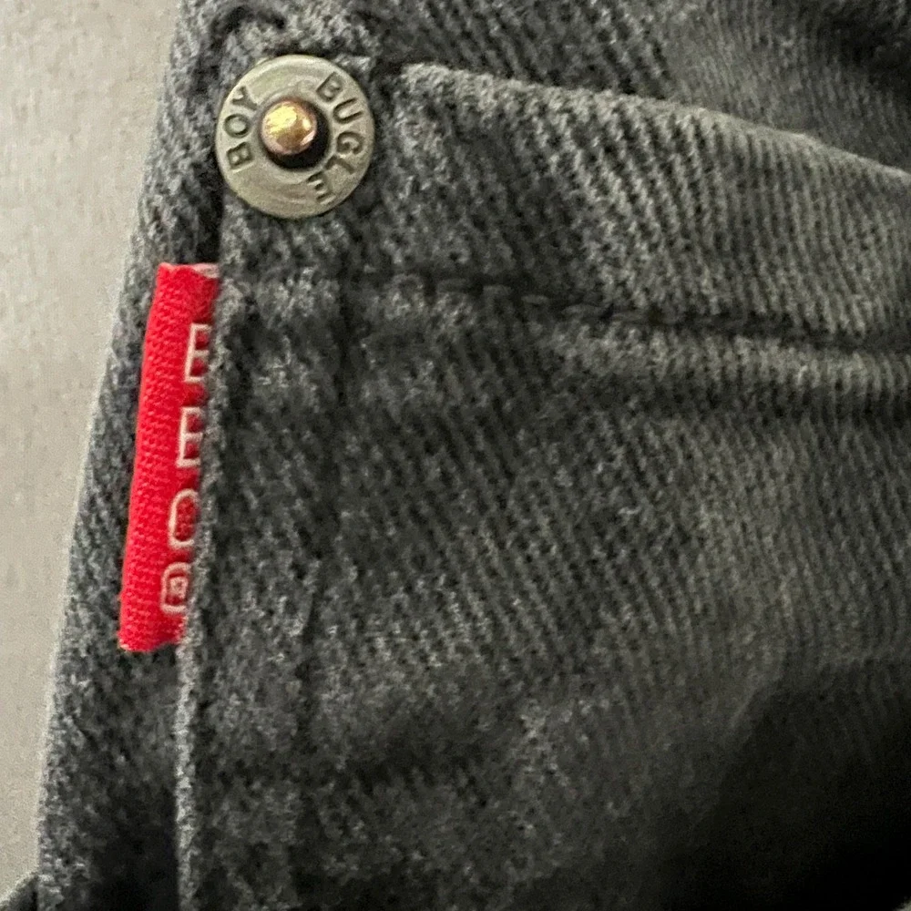 Vtg 90s Bugle Boy Jeans Mens 38x32 Black Denim Pants‎ Relaxed Fit Streetwear